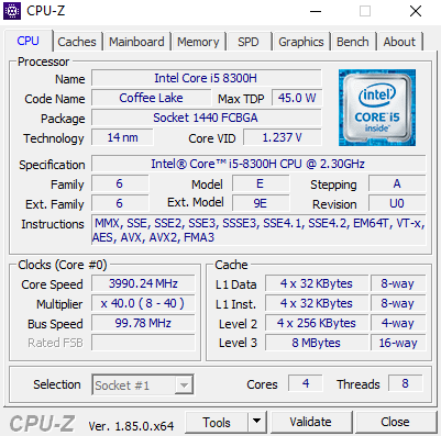 Dell G5 15 5587 i7-8750H RAM 8GB SSD 128GB HDD 1TB FHD IPS GTX 1050Ti